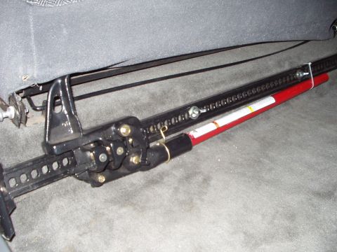 1993 Ford Bronco - built a bracket that alows a highlift to be mounted to the floor out of the way of the rear passagers feet.