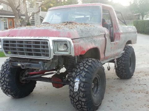 1978 Ford Bronco - This heavily modified truck appears to be a Ford Bronco, but the year is not identifiable from the image.