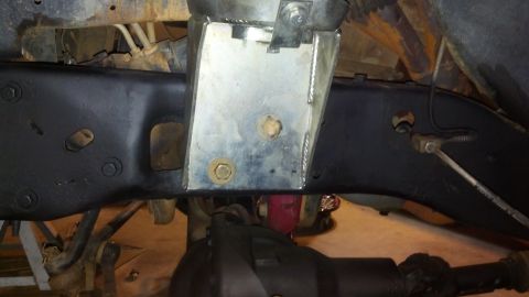 1992 Ford Bronco - James Duff coil bucket installed.