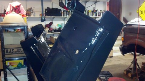 1992 Ford Bronco - Decided to modify my exisitng coil buckets. fresh paint.
