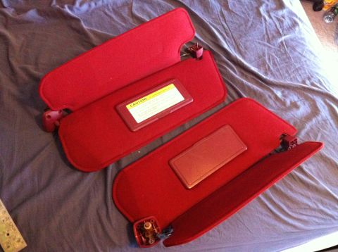 1992 Ford F-150 - Rare 1996 Bronco dual visors. Pulled for a forum member.