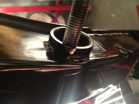 1965 Ford Mustang - 65 Mustang-Mustang Steve bearing cups welded/painted