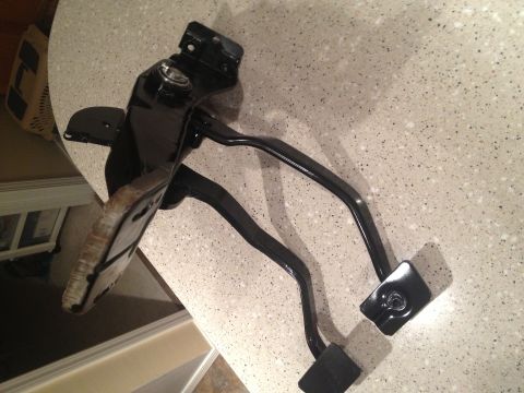 1965 Ford Mustang - 65 Mustang pedal assembly mods complete