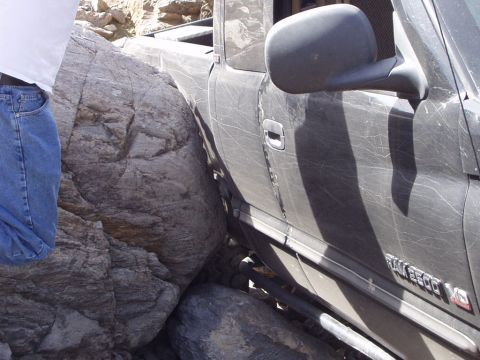 1993 Ford Bronco - a little too close