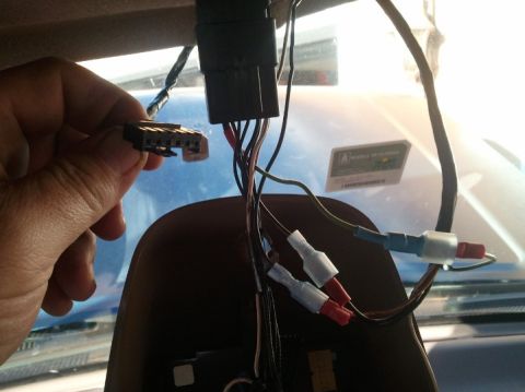 1994 Ford Bronco - Close-up of electrical wiring and connectors, likely for an automotive part.