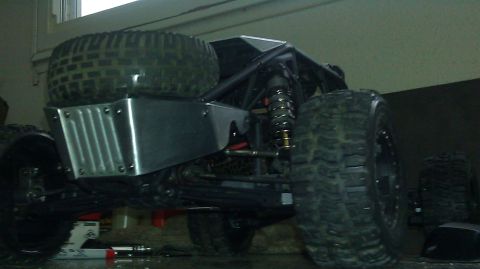 1996 Ford Bronco - This is a remote-controlled rock crawler with a spare tire mounted on the back.