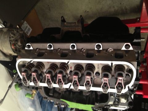 1965 Ford Mustang - This image shows an engine's cylinder head, not a 1965 Ford Mustang.