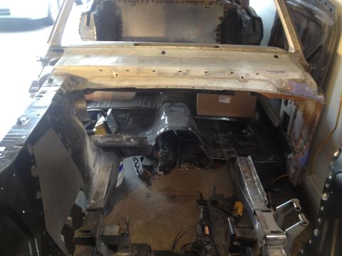 1965 Ford Mustang - 65 Mustang old firewall cut out