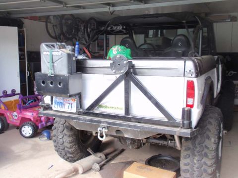1971 Ford Bronco - This modified SUV has a license plate that reads 'LTON 71', suggesting a 1971 model year.