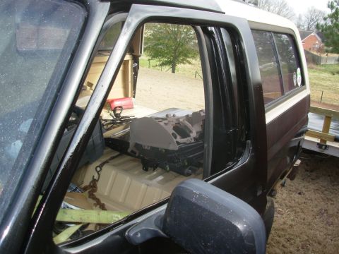 1983 Ford Bronco - I finally touched up the thin paint on the doors, so I can finish building & aligning them, and then the fenders.