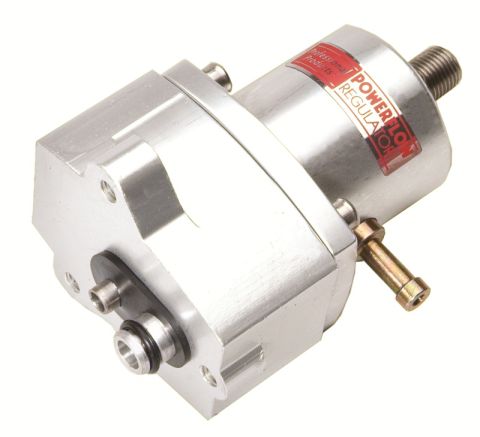 1990 Ford Bronco - A Powerflow regulator, a fuel system component, is shown in this close-up view.