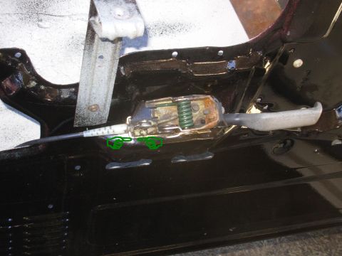 1983 Ford Bronco - This shows why the '92-96 door pocket doesn't sit right in the door panel, and often cracks. If the bracket warps at the point indicated, a…