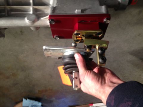 1965 Ford Mustang - modern driveline shifter vs stock T5z shifter