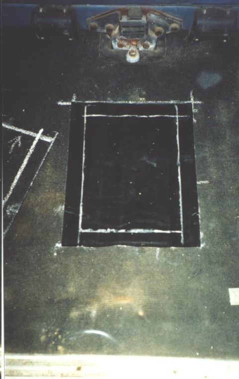 1980 Ford Bronco - Remove the rubber floor