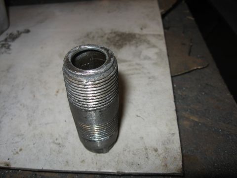 1980 Ford Bronco - 1" Pipe nipple w/ a 3/8" pipe cap welded on one end