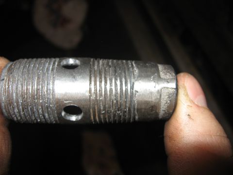 1980 Ford Bronco - Drill cross holes above where ball sits