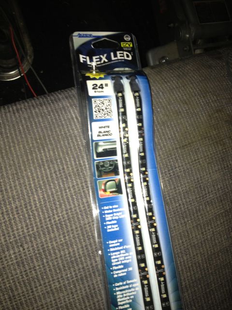 1979 Ford Bronco - Package of 24-inch white LED strip lights for automotive use.