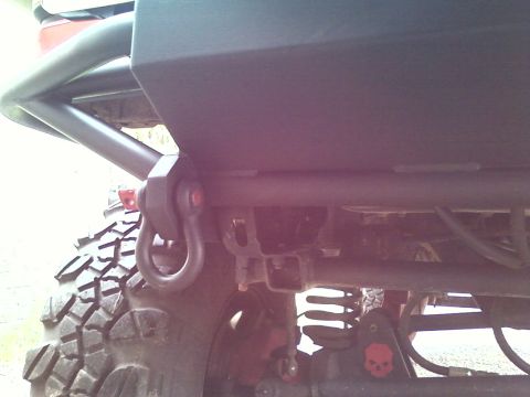 1989 Ford Bronco - This photo shows the rear bumper and tire of an off-road vehicle, not a 1989 Ford Bronco.
