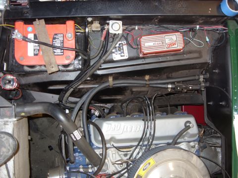 1967 Ford F-250 - The engine bay shows an MSD ignition box and a Ford engine with custom valve covers.