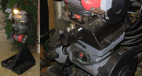 2004 Land Rover Land Rover - This shows that the grinders flip, and the closeup shows the locking pin & retaining bolt, which can also be used to attach a water tray. T…