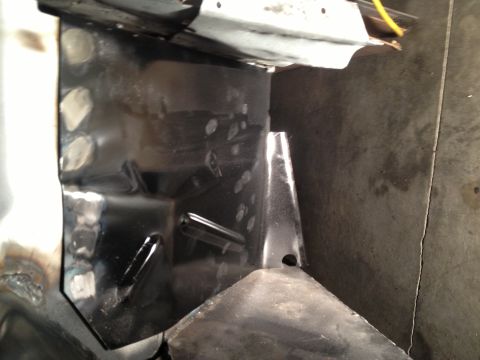 1965 Ford Mustang - 65 Mustang Coupe Inner torque box plate welded in