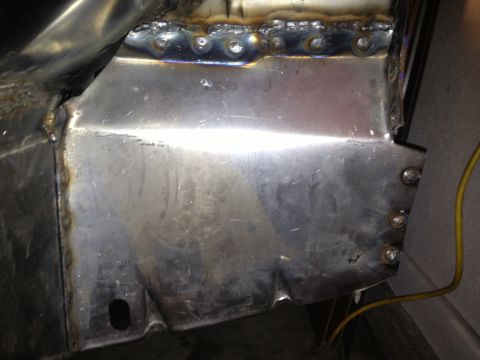 1965 Ford Mustang - 65 Mustang Coupe Outer torque box welded in