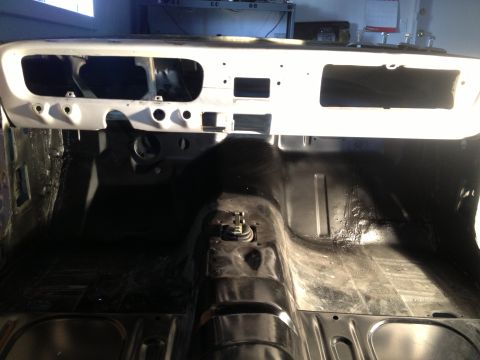 1965 Ford Mustang - 65 Mustang inner firewall seam seal/paint