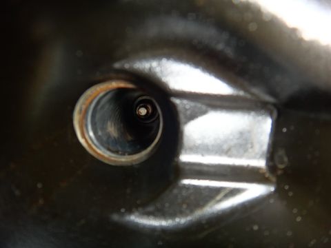 2000 Lincoln Continental - Spark plug hole detail, likely from an engine block.