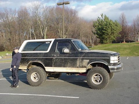 1993 Ford Bronco - dave standing by bronco 2