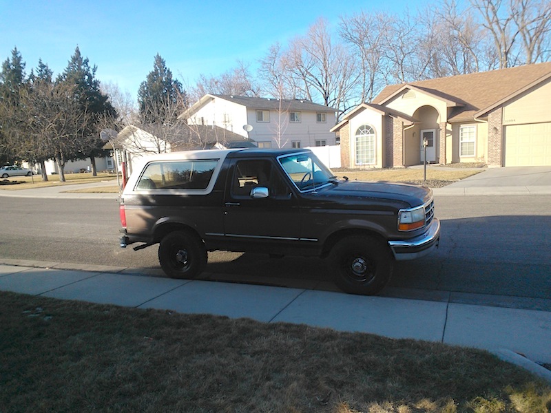 Wheels Painted, Wheel Trim Removed, Front Valance Removed
