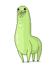 1986 Ford LTD Crown Victoria - This is a pixel art image of a cartoon character, not a vehicle.