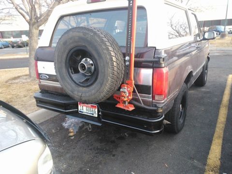 1992 Ford Bronco - Back Bumper Done