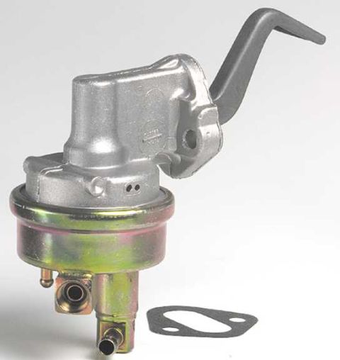 1967 Pontiac Grand Prix - A fuel pump and gasket are shown against a plain background.