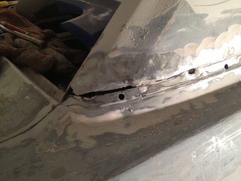 1965 Ford Mustang - 65 Mustang how not to replace a quarter panel