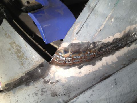 1965 Ford Mustang - 65 Mustang quarter panel welded