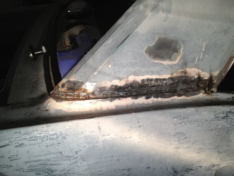 1965 Ford Mustang - 65 Mustang quarter panel welded