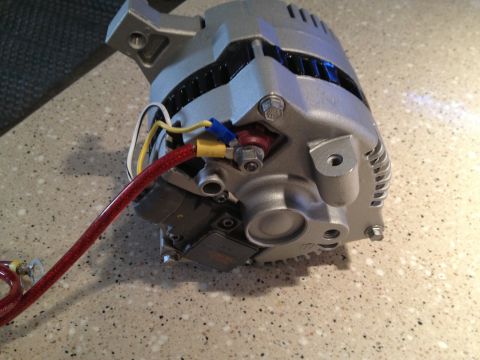 1965 Ford Mustang - 65 Mustang 3G Small Body Alternator Back