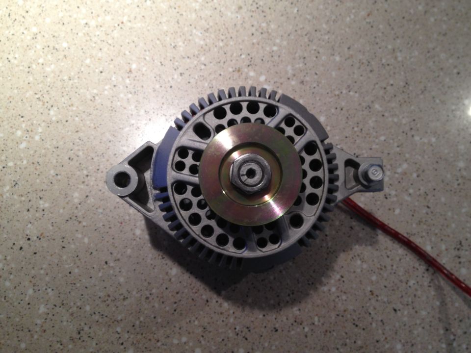 65 Mustang 3G Small Body Alternator Front