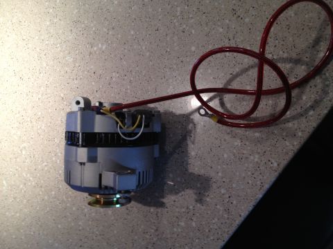 1965 Ford Mustang - 65 Mustang 3G Small Body Alternator Side
