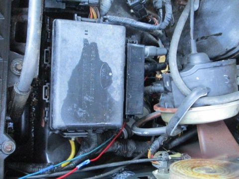1992 Ford Bronco - general area behind fue box