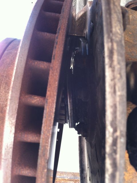 1989 Ford Bronco - This is how it sat just after I jacked it up and removed the tire.