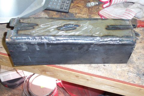 1996 Ford Bronco - The clean weld beads are Keith's. The ugly boogered up weld beads are mine. This was the first time in 13 years that I have used a welder s…
