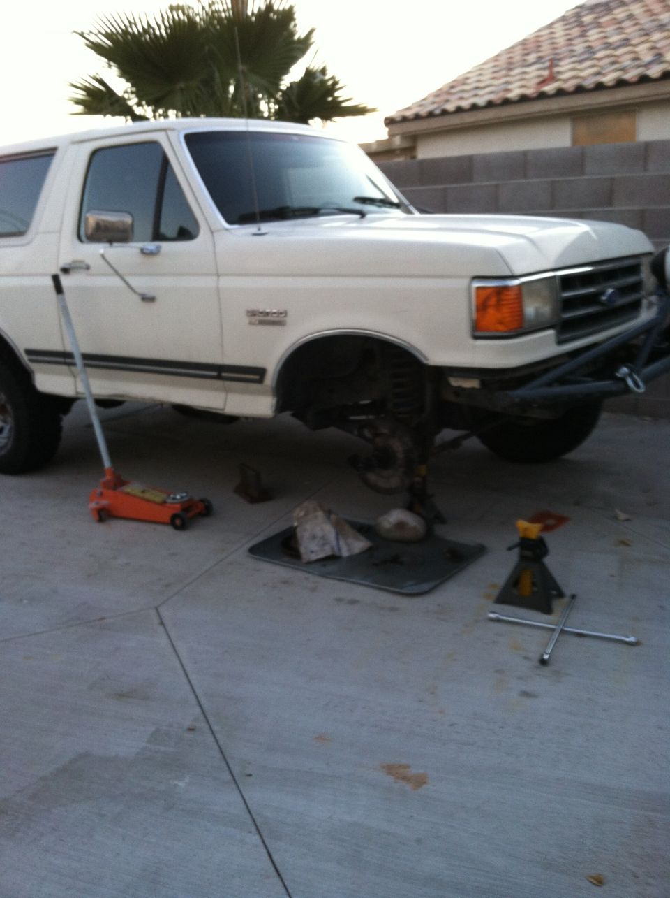 The tear down begins.
