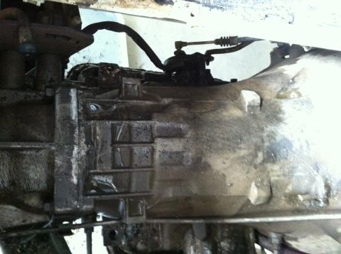 1989 Ford Bronco - Turns out the PO had taken it in for tranny work and someone forgot to torque down the extension cone bolts. That was a relief.