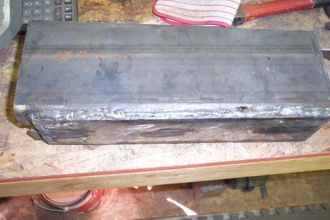 1996 Ford Bronco - This one I welded up, notice it is pretty ugly. Good thing Keith had plenty of grinders and grinding discs LOL!