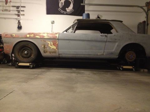 1965 Ford Mustang - 65 Mustang front suspension done side view