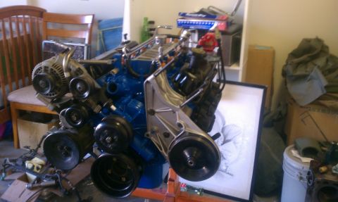1989 Ford Bronco - Just a basic cleaned up 302 roller cam motor. Swapped out the power steering pump and the rest is stock 96 F-150. The lower end of the moto…
