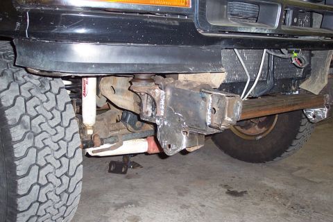 1996 Ford Bronco - Almost done, just weled the body mount back on.
