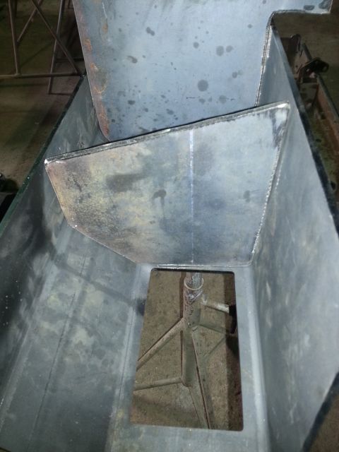 1994 Ford Bronco - Fabricated metal component with internal bracing and a central support.