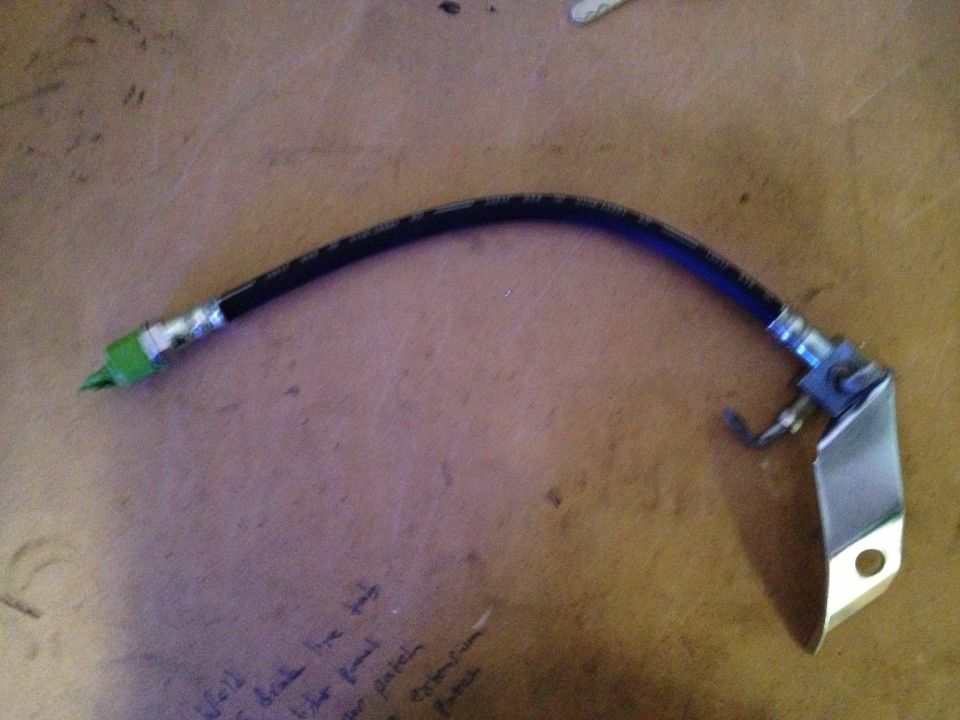 65 Mustang using 67 dual exhaust rear brake hose